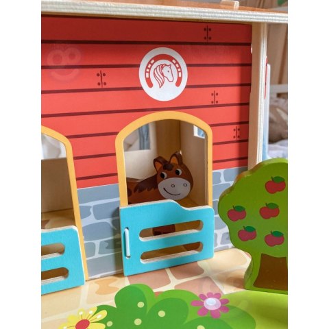 WOOPIE GREEN Mega Farma Figurki Zwierząt Stajnia Obora Kurnik 18 el.