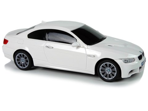 Auto Zdalnie Sterowane BMW M3 Białe Pilot Kierownica 1:18 Dźwięk Światła