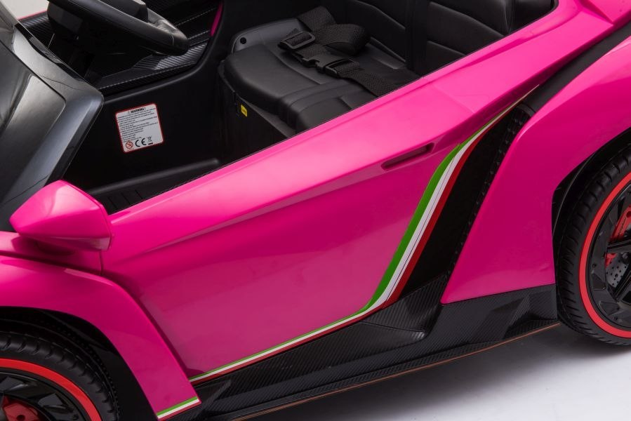 Auto na akumulator Lamborghini Veneno Różowy