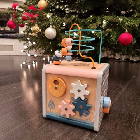 Viga Toys Polar B Activity Box Drewniane Centrum Gier 5w1