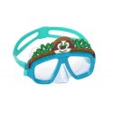 Maska Do Nurkowania Z Rurką Zwierzątka Zielona Bestway 24059