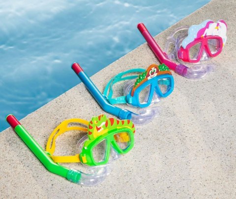 Maska Do Nurkowania Z Rurką Zwierzątka Niebieska Bestway 24059