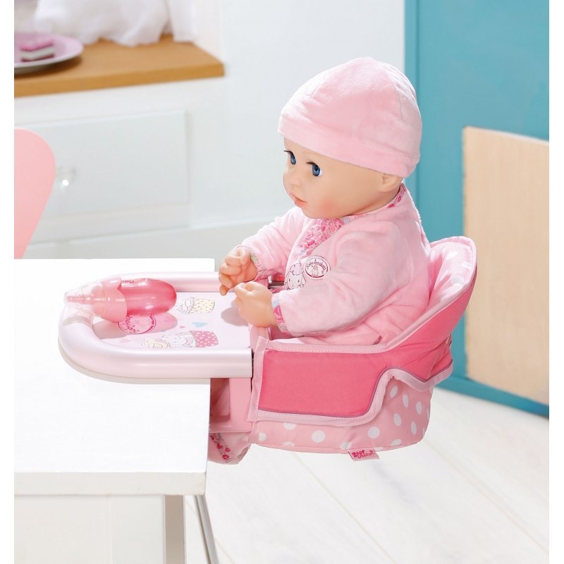 Krzesełko do karmienia dla lalki Baby Annabell 43 cm montowane do stołu