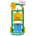 Wózek do sprzątania z akcesoriami dla dzieci