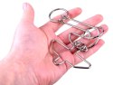 4 Puzzle zakręcona metalowa łamigłówka ZA1132