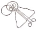 4 Puzzle zakręcona metalowa łamigłówka ZA1132