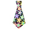 WYSTRZAŁOWY kolorowy KRAWAT na gumce ZA0681