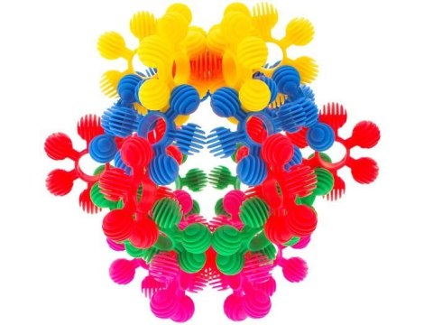 Klocki 72 ele. mini wafle Płatki śniegu ZA1688