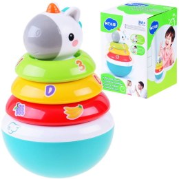 Piramida wańka wstańka grzechotki układanka ZA3089