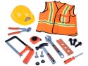 Zestaw małego budowlańca strój + narzędzia ZA3198