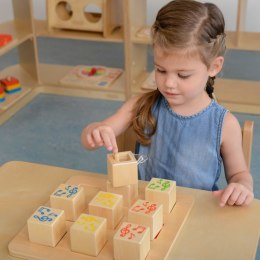 Drewniany Sorter Sensoryczny Łączenie Dźwięków Masterkidz