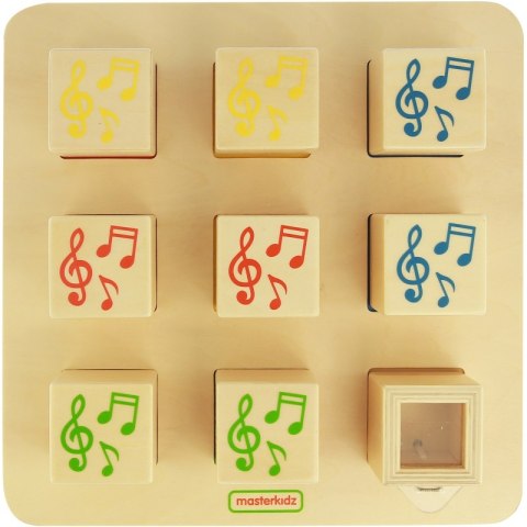 Drewniany Sorter Sensoryczny Łączenie Dźwięków Masterkidz