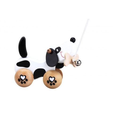 Piesek Zabawka Drewniana Classic World do Ciągnięcia