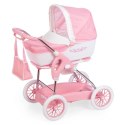 Wózek Głęboki Inglesina nosidełko dla lalek spacerówka 3 w 1 Smoby Piccolo Combi Różowy + Torba + WODNA RÓŻDŻKA FROZEN GRATIS!