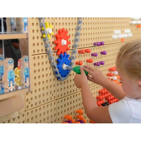 Zestaw Narzędzia Z Wkrętarką 8 Elementów - Tablica Naukowo-Kreatywna Masterkidz STEM