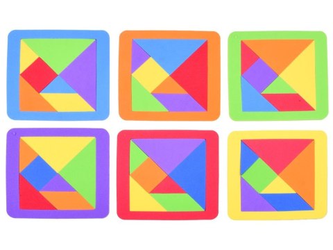 Puzzle piankowe układanka logiczna tangram ZA3343