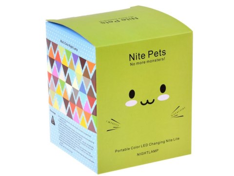 Sowa Silikonowa lampka nocna led + pilot ZA3295