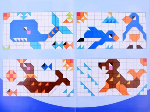 Edukacyjna układanka Mozaika klocki obrazki ZA2667