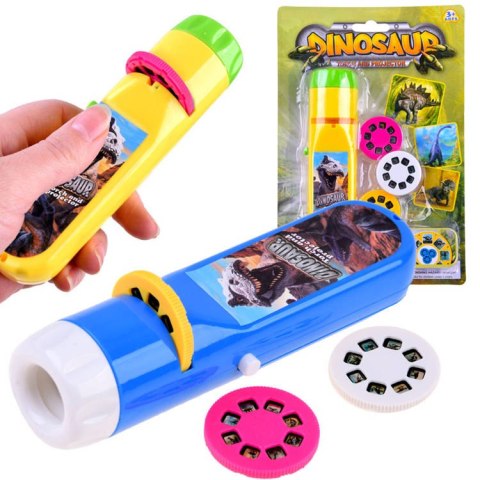 Projektor latarka z Dinozaury 24 slajdy TA0093