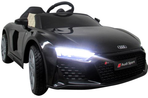 AUDI R8 Sport Czarny Auto na akumulator EVA Skóra pilot