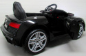 AUDI R8 Sport Czarny Auto na akumulator EVA Skóra pilot