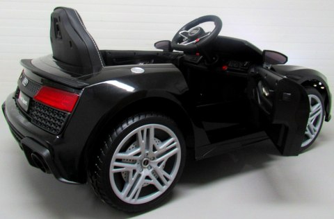 AUDI R8 Sport Czarny Auto na akumulator EVA Skóra pilot