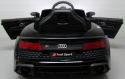 AUDI R8 Sport Czarny Auto na akumulator EVA Skóra pilot