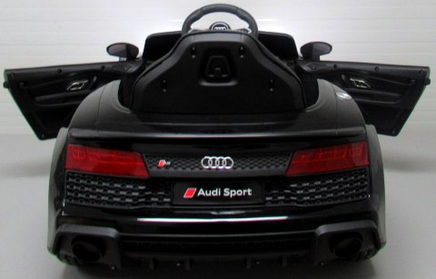 AUDI R8 Sport Czarny Auto na akumulator EVA Skóra pilot