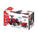 FALK Traktorek Baby Case IH Ride-On Czerwony z Przyczepką + akc. od 12 miesięcy