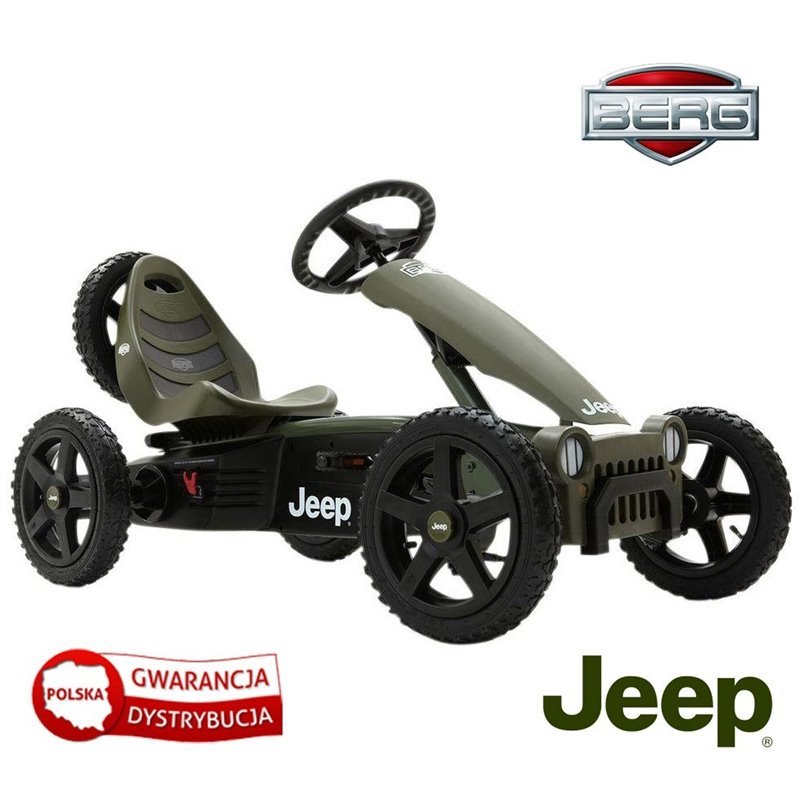 BERG Gokart Jeep® Adventure Pompowane koła 4-12 lat do 60 kg
