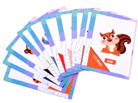 Puzzle magnetyczne zwierzęta 54el tablica ZA3971