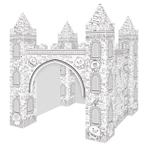 WOOPIE ART&FUN Domek do Kolorowania + 6 Flamastrów