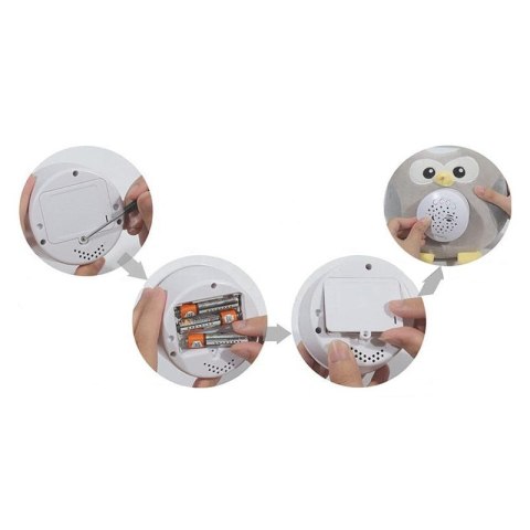 WOOPIE Przytulanka Usypiacz Projektor 2w1 Sówka - 10 Kołysanek