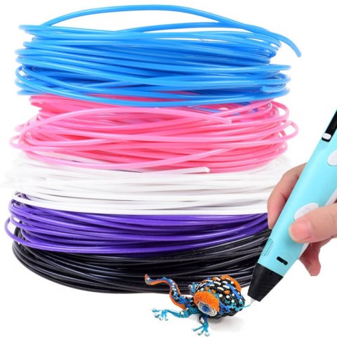 Zapas do długopisów 3D zestaw 5 kolorów ZA4148