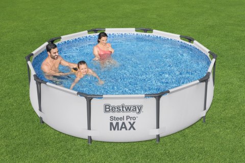 Basen Ogrodowy Stelażowy Okrągły 305 x 76 cm Bestway 56406