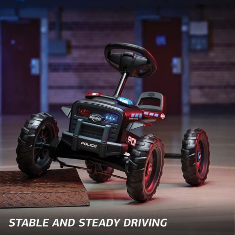 BERG Gokart na pedały Buzzy Police 2-5 lat do 30 kg Dźwięk + Światło