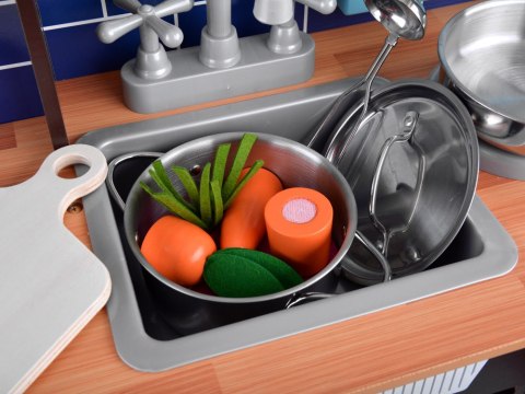 Stylowa drewniana Kuchnia lodówka piekarnik ZA4129