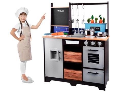 Stylowa drewniana Kuchnia lodówka piekarnik ZA4129