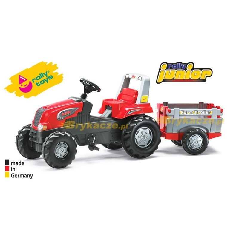 Rolly Toys Traktor na pedały Przyczepa Junior 3-8 lat do 50kg