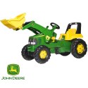 Rolly Toys rollyJunior Traktor Na Pedały John Deere 3-8 Lat + Rękawice Rolly Toys gratis!