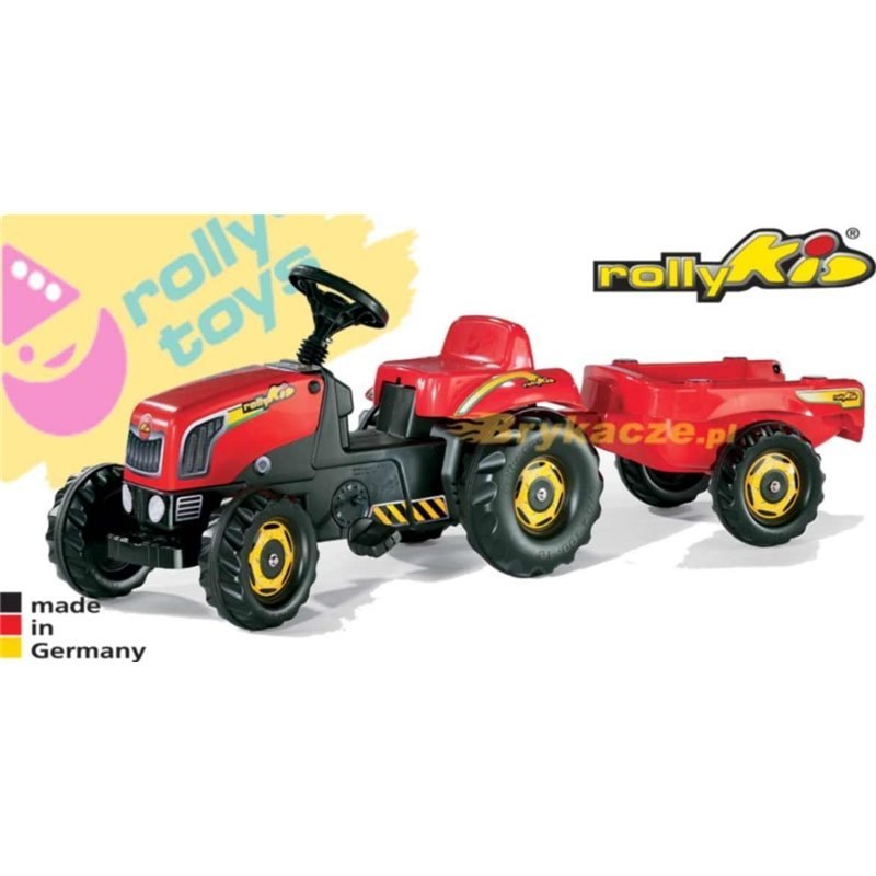 Rolly Toys rollyKid Traktor na pedały z przyczepą Ciągnik 2-5 Lat