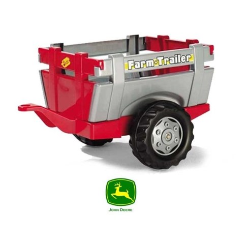 Rolly Toys rollyTrailer Przyczepa do traktora Otwierane Burty