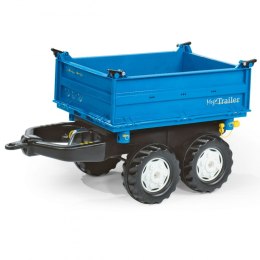 Rolly Toys rollyTrailer Przyczepa wywrotka Mega Trailer niebieska