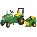 Traktor na pedały rollyX-Trac John Deere z łyżką i przyczepką Rolly Toys 3-10 Lat