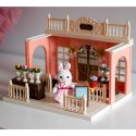 WOOPIE Domek dla Lalek Rodzina Krolików Kwiaciarnia + Figurki 4 szt.