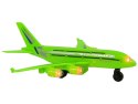 Samolot Pasażerski Napęd Frykcyjny Światła Dźwięki Zielony