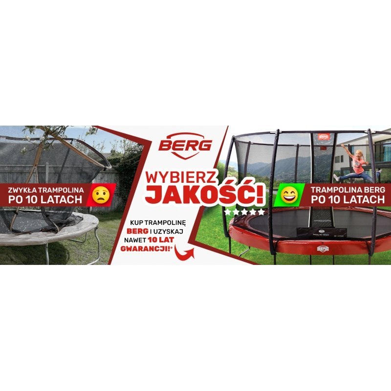 BERG Trampolina Favorit 200 cm + Siatka Comfort