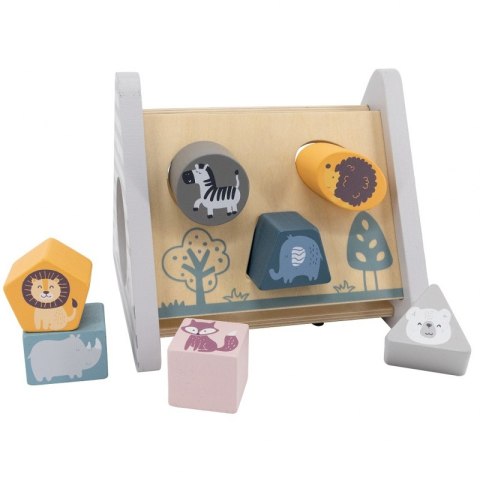 Drewniana piramidka edukacyjna - Sorter - VIGA - PolarB