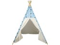 Domek Namiot Dla Dzieci Tipi Indiański Chmurki Wodoodporny Ogród