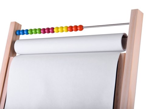 Tablica drewniana 3w1 sztaluga kreda pisaki TA0096